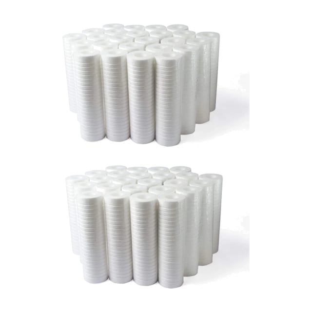 50 pk 10"x2.5" 5 Micron Grooved Sediment Melt Blown Filters Cartridges (Compatib