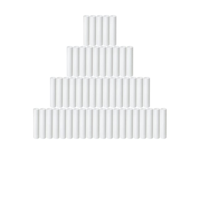 Qty(50) Sediment 20 Micron 10" x 2.5" Water Filters RO/WVO/Cartridges/Case/PP
