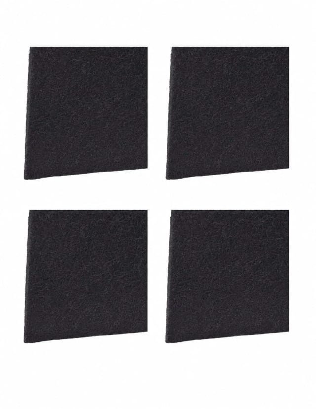 CFS Carbon Filter Sheets, Cut to Fit, 12 x 12 in, Litter Box & Air, 4 Pack