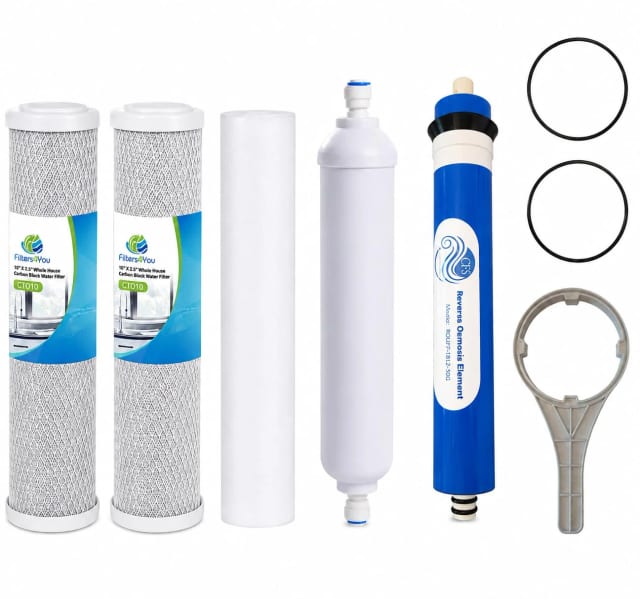 CFS 5 Stage RO Kit 50 GPD Membrane Quick Connect for Ultima VII 5SV WP5