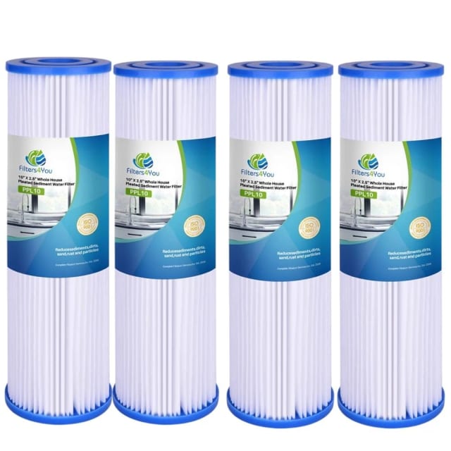CFS 5 Micron Pleated Filters for W20CLA, W5CP, ECP5-10, SPC-25-1005 4 Pack