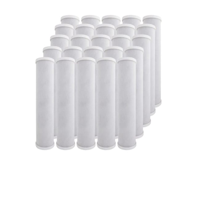 25PK 10" x 2.5" Coconut Shell CTO Carbon Block Water Filter for RO & Whole house