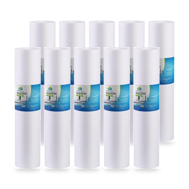 10PK of Big Blue 5 Micron 20" x 4.5" Sediment Water Filter Cartridge by CFS