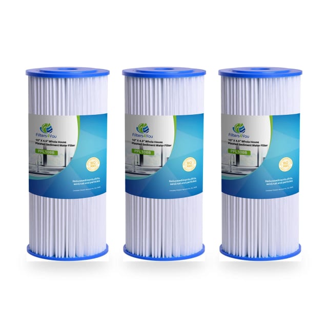 CFS - 5 Micron Compatible R50-BBSA Level 1 Heavy Duty Sediment Replacement Cartridge, 3 Cartridges