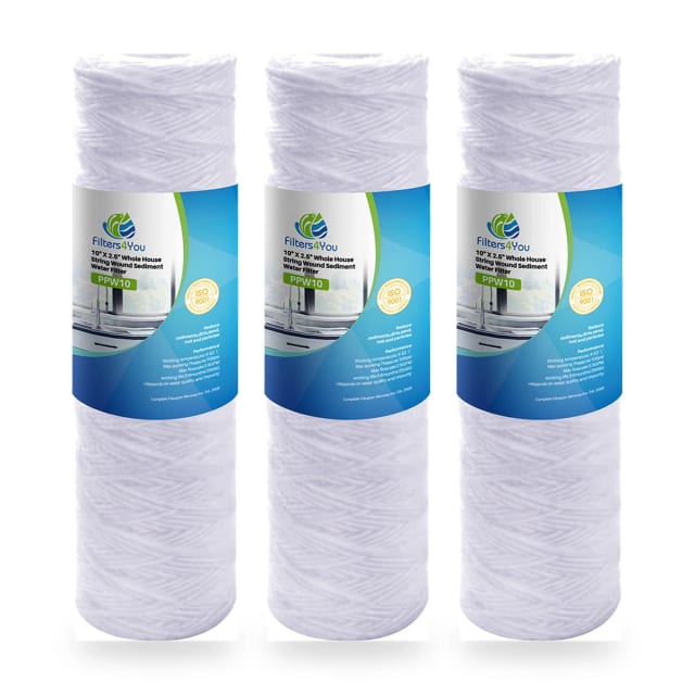 10" x 2.5" Whole House String Sediment Water Filter Cartridge For Any 10" RO