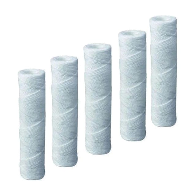 Compatible Campbell 1c9-12 Taste & Odor Filter Cartridge, 5 Micron, 9 3/4", 5 Pack by Complete Filtration Services (CFS)