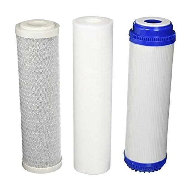 CFS – 3 Pack Replacement Water Filter Set CTO+GAC+Sediment – Remove Bad Taste & Odor – Whole House Replacement Water Filter Cartridge, 5 Micron