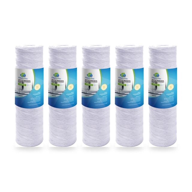 CFS String Wound Water Filters for Campbell 1C9-30, 1C9-12, 5 Pack