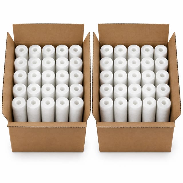1 Micron Spun Polypropylene Sediment Filter 10" x 2.5" – Case of 50