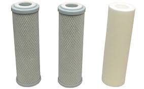 High-capacity pre-filter set for compatible water filtration systems