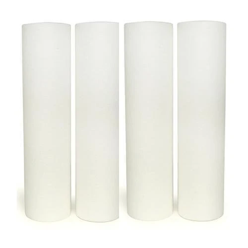 4-pack sediment water filter cartridges, 1 micron, 9-7/8 x 2-1/2 inches, compatible with Purenex 1M-4PK models