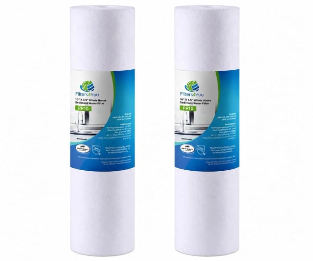 CFS Sediment Water Filters – 1 Micron – 10" x 2.5" – Fits Everpure EV953440, EC110