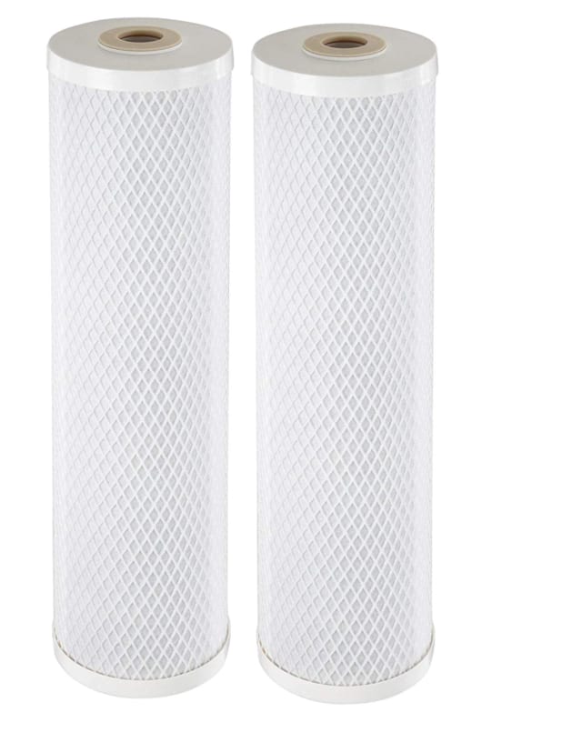 Carbon block filter cartridge, 20 x 4.625 inches, 0.5 micron, compatible with CBC-20BB