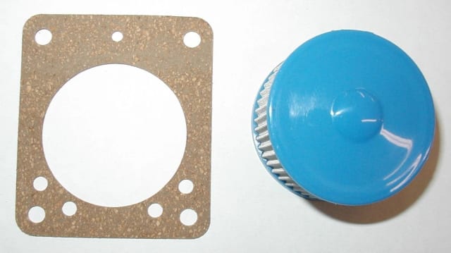 Oil burner pump strainer kit with gasket, compatible with Suntec and Beckett pumps, includes A2VA7116 and A2EA6520