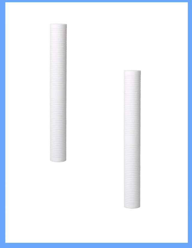 2-pack whole house replacement water filter cartridges, 5 micron, white, compatible with AP110-2 models