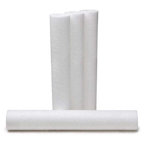 4-pack melt-blown polypropylene filter cartridges, 5 micron, 20 x 2.5 inches, compatible with GE Hytrex and Purtrex models