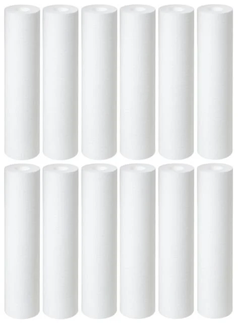10-pack Big Blue sediment water filter cartridges, 1 micron, 20 x 4.5 inches