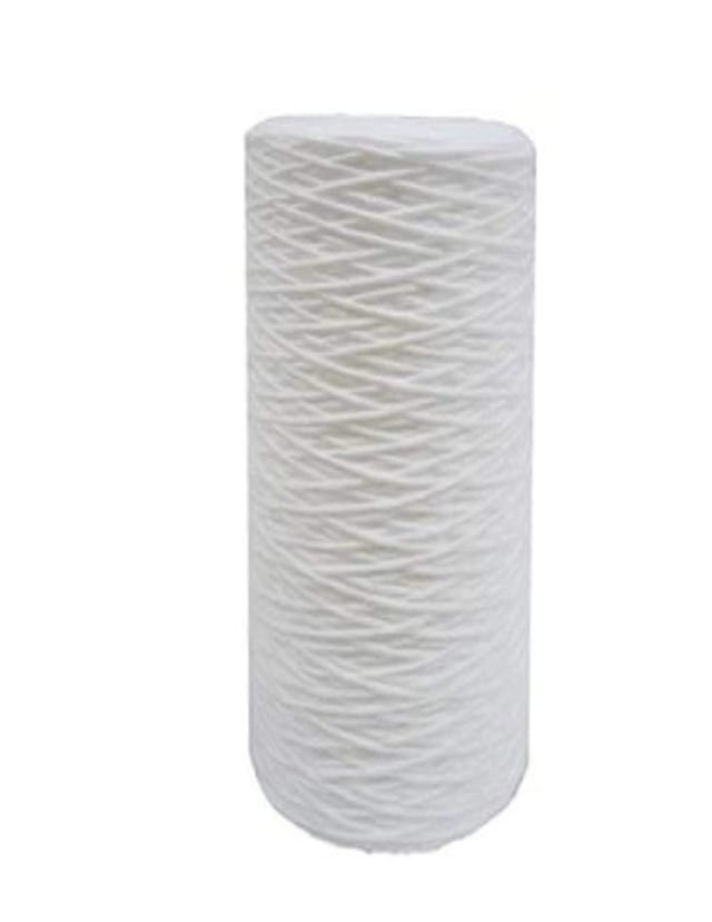 String-wound sediment water filter cartridge, 4.5 x 10 inches, model PWF4510SW