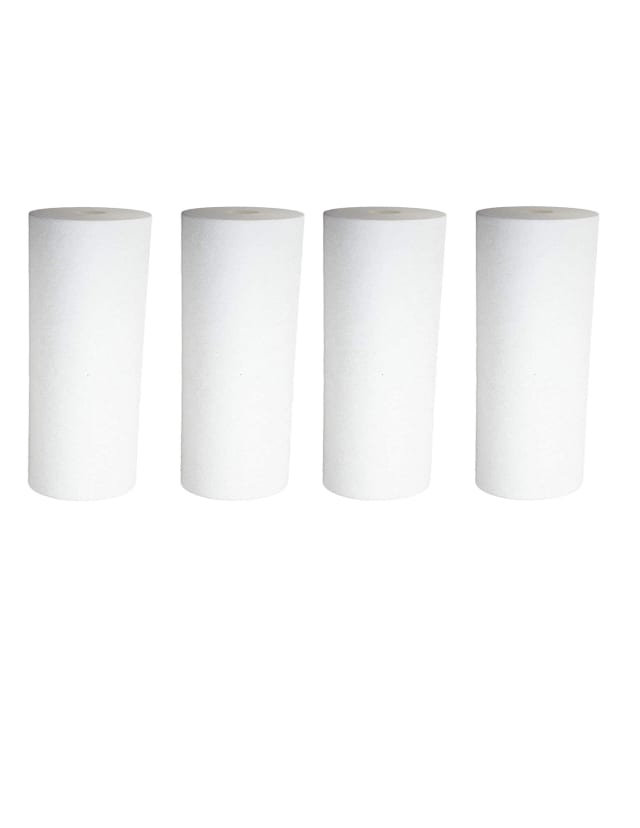 4-pack spun polypropylene filter cartridges, 10 x 4.5 inches, compatible with DGD-7525 models