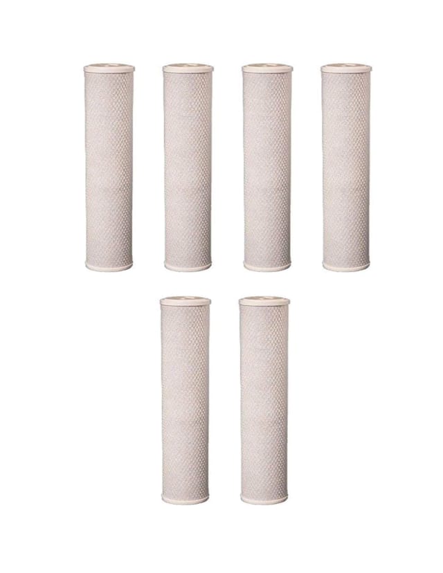 6-pack camper exterior canister water filter cartridges, white, compatible with WCBCS-975RV models