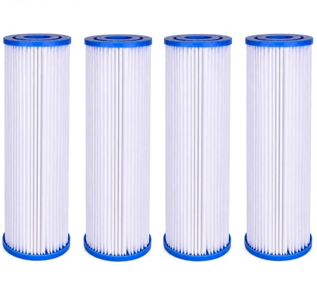 CFS Cold Plunge Pleated Sediment Filter Cartridges – 4 Pack – 10" x 2.5"