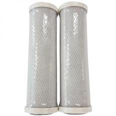 2-pack carbon whole house water filter cartridges, 0.5 micron, white, compatible with RIF-5 models