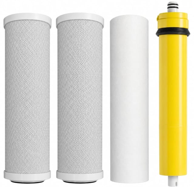 CFS RO Filter Set with 50 GPD Membrane – Fits WP500024, WP-4V, WP5-50