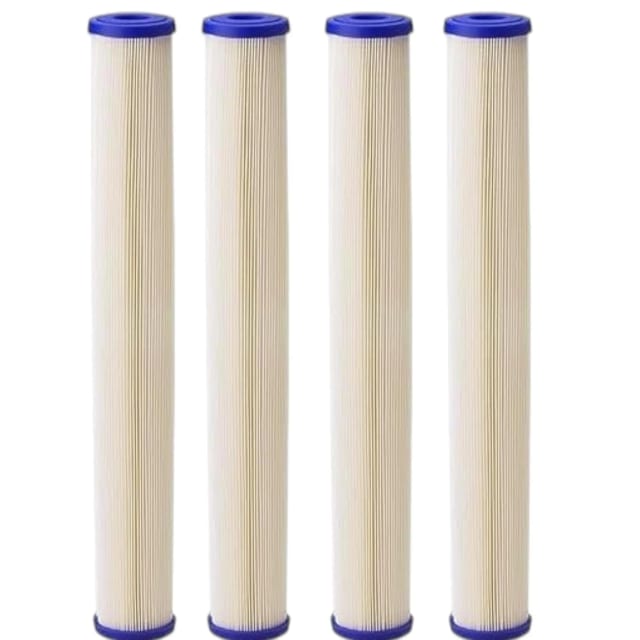 CFS Water Filter Cartridges – 4 Pack – 5 Micron – 20" x 2.5" – Fits FPMB6-20, PX05-20