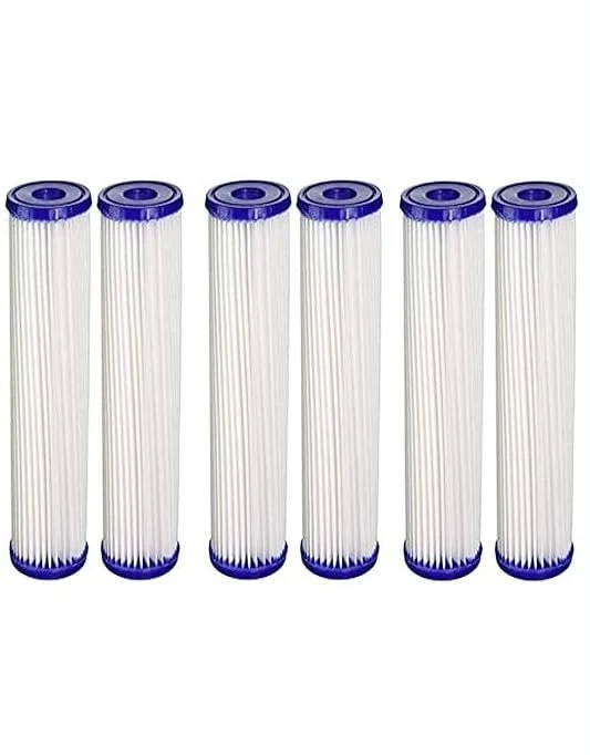 CFS Pleated Sediment Filter – 6 Pack – 20 Micron – Fits Pentek S1, S1A