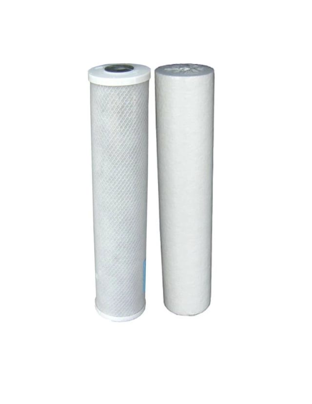 Big Blue 20 x 4.5 inch whole house sediment and carbon water filter cartridge
