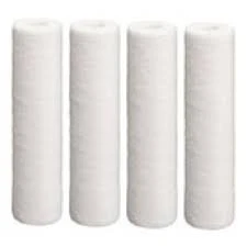 4-pack polypropylene sediment depth filter cartridges, 5 micron, 9.875 inches, compatible with Neo-Pure MB-25098-05