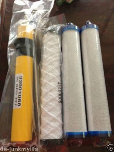 Reverse osmosis replacement filter and 25 GPD membrane set, compatible with Hydrotech RO systems