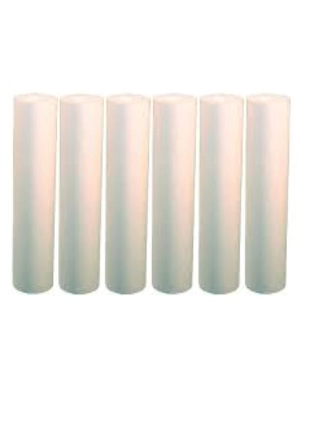 6-pack polypropylene sediment filter cartridges, 5 micron, 10 inch universal, compatible with Purenex NT-1 models
