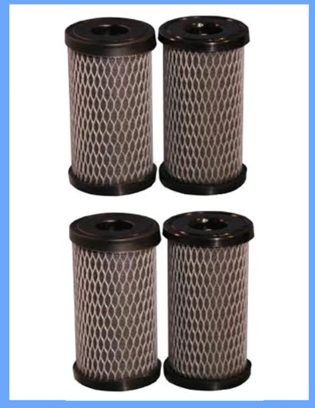 CFS Carbon Impregnated Cellulose Filter – 2 Pack – 5" x 2.5" – Fits C2, W5CIP478