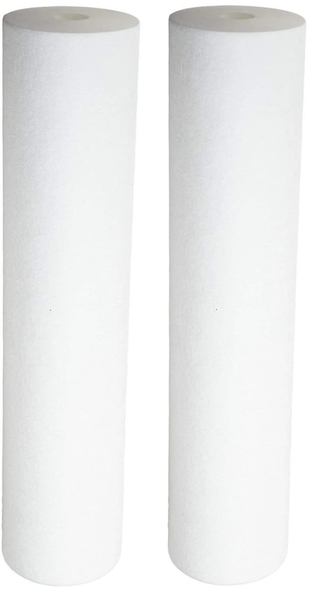 2-pack polypropylene sediment filter cartridges, comparable to part numbers 155358 and DGD-5005-20