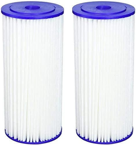 2-pack whole house water filters compatible with GE FXHTC and American Plumber WRC25HD systems