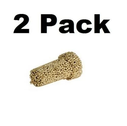 2-pack metal in-line humidifier strainer water filters, compatible with Aprilaire and General humidifier models