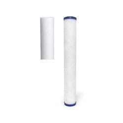 2-pack water filter set with 10-inch pre-filter and 20-inch carbon block cartridges, compatible with Manitowoc Triliminator Tri-L-15