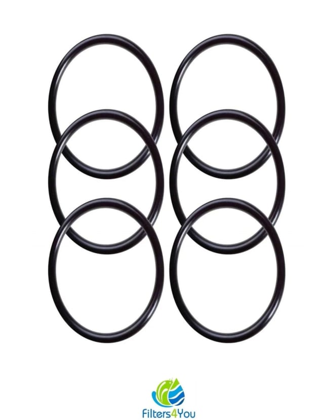 6-pack of replacement gaskets, compatible with Aqua-Pure AP801 and AP802 housings