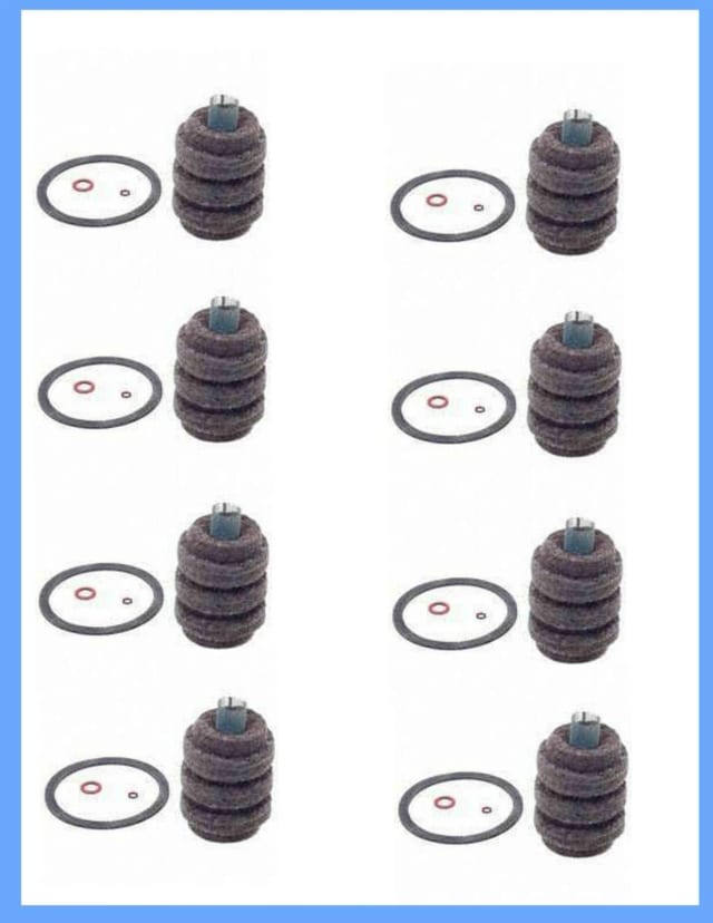 8-pack wool fuel oil filters compatible with Unifilter 1A-25A, 77, XF-25, 8055, F-300, and A-77 models