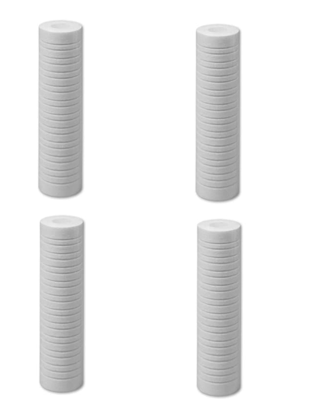 Grooved dirt and sediment water filter cartridge, 5 micron, compatible with WHKF-GD05, FXWTC, and AP110 models