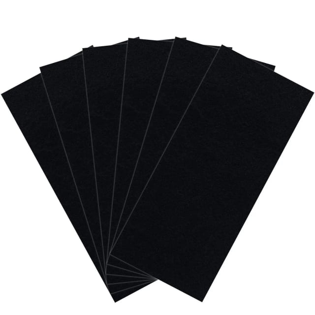 CFS Cut-to-Fit Carbon Air Filter Pad – 6 Pack – 5.1" x 11.8" – Fits 04383, 04384, 04386