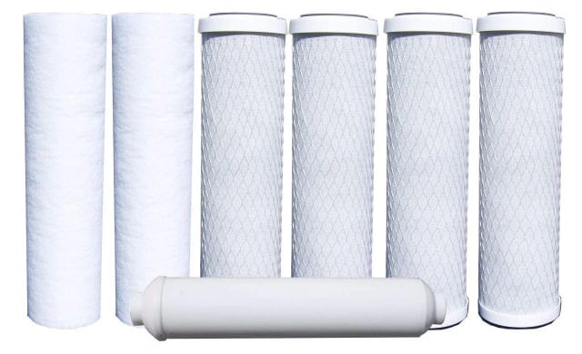 CFS Annual Water Filter Kit – 7 Pack – Carbon Block, Sediment & Inline – Fits WPRL-58