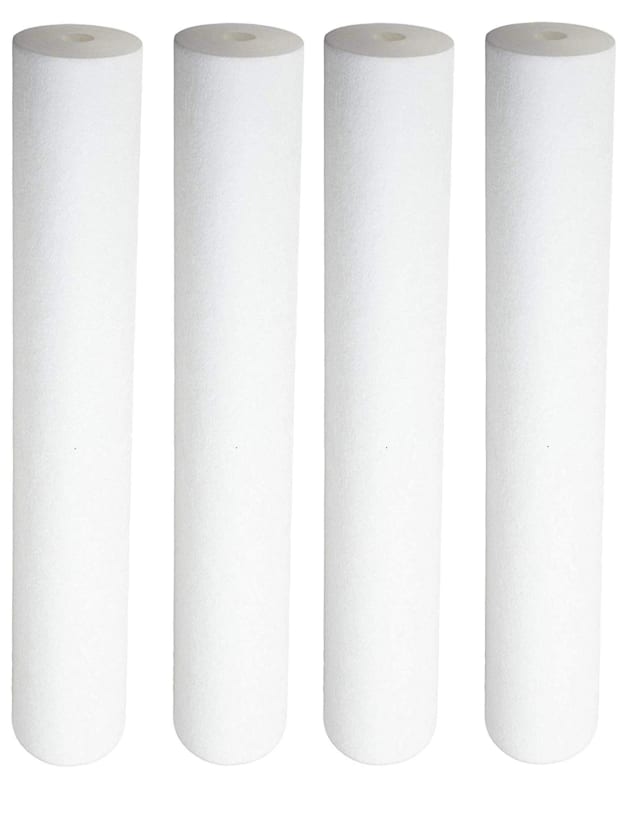 CFS Dual Gradient Sediment Filter – 4 Pack – 25/1 Micron – 20" x 4.5" – Fits DGD-2501-20