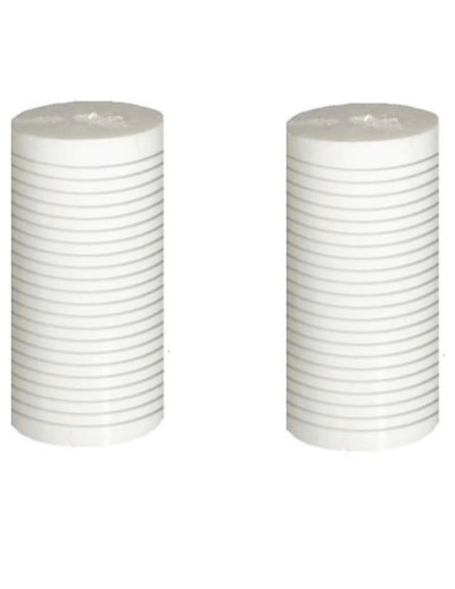 CFS – 2 Pack Polypropylene Whole House Water Filter Cartridges Compatible with CMB-510-HF, IHS12-D4 UV System Models – Replacement Filter Cartridge – 5 Micron – White