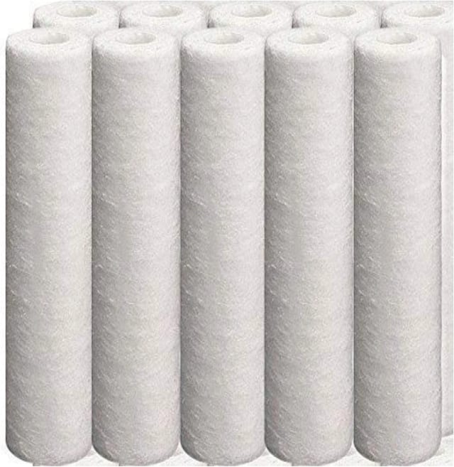 Set of 10 replacement water filters, compatible with Watts GE Liquatec KW2510G and GE GXWH/GXRM10 systems