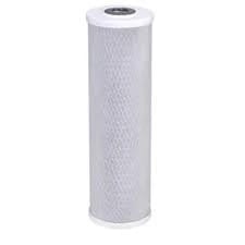 Whole house carbon block water filter cartridge, white, compatible with models 76000-76004, reduces bad taste and odor