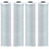 CFS coconut carbon block water filters, 4 pack, 10 x 2.5 inch, 5 micron