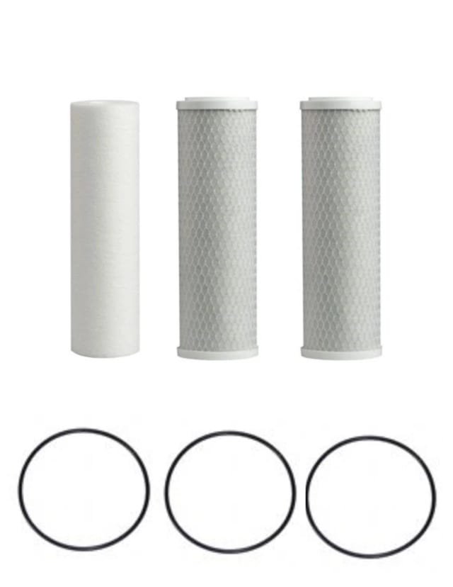 Replacement filter set compatible with APEC WFS-1000 water filtration systems