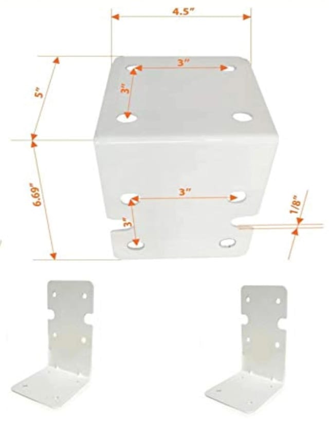 Heavy-duty replacement system brackets, compatible with WFAB100 models